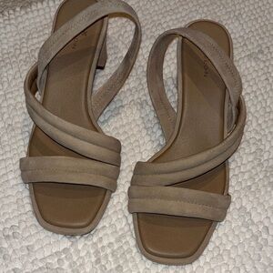 Caslon Suede Leather Sandals